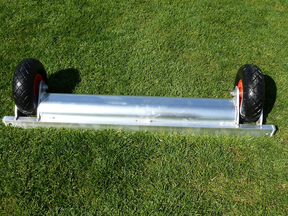 Anti-tilt device with wheels and weights for soccer goals