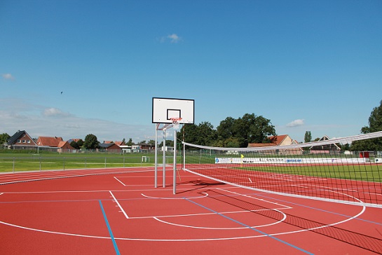 Schulzentrum Nordwalde Basketballanlage und Volleyballanlage