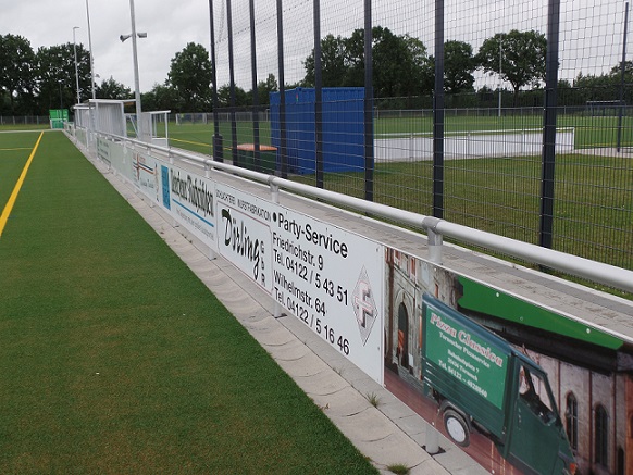 Barrier advertising for sports field and stadium Barrier advertising for sports field and stadium