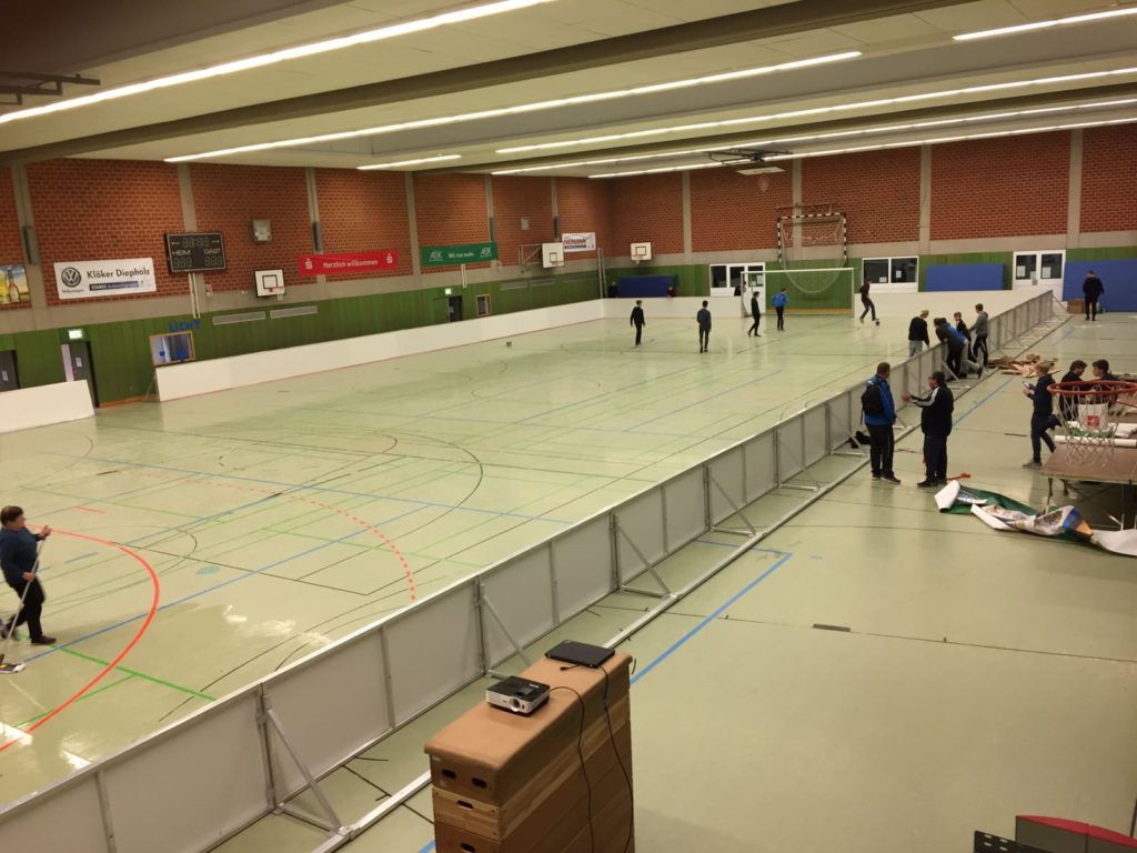 Mobiler Soccer Court beim U13 Cup