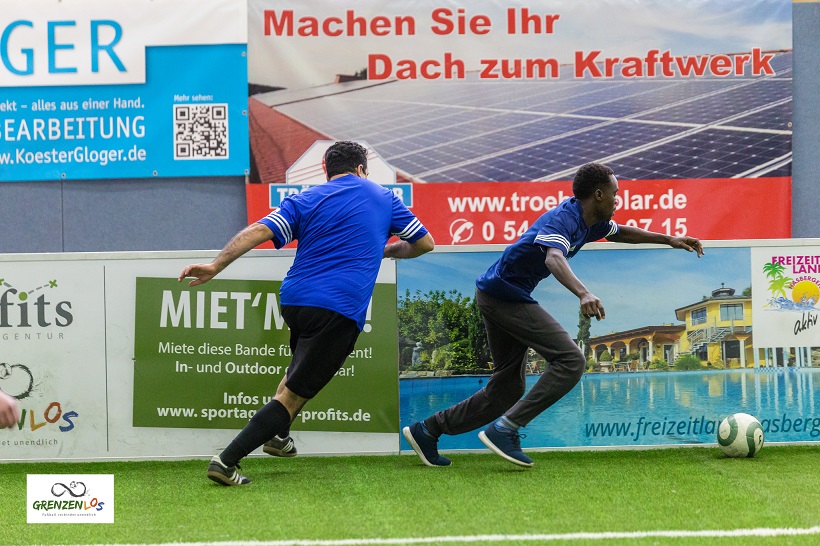 grenzenLOS - Turnier mit artec Soccer Court Bande