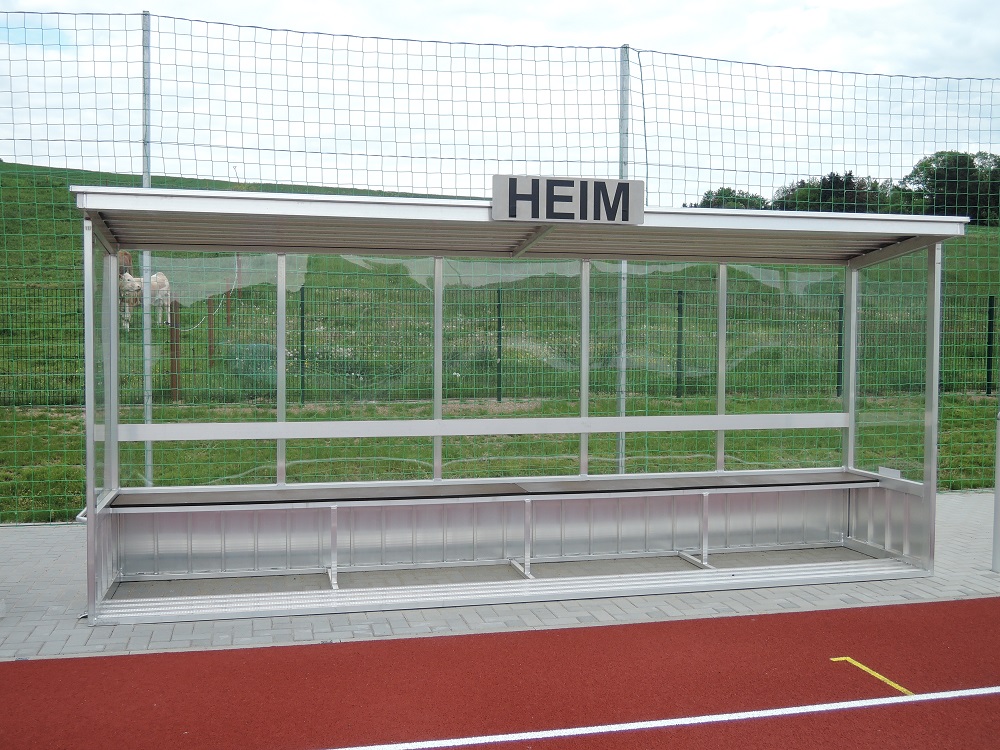 Spielerkabine in Mülsen von artec Sportgeräte Spielerkabine in Mülsen von artec Sportgeräte