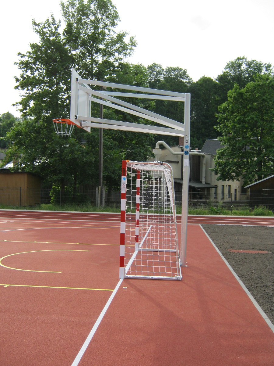 basketball unit with one post basketball unit with one post