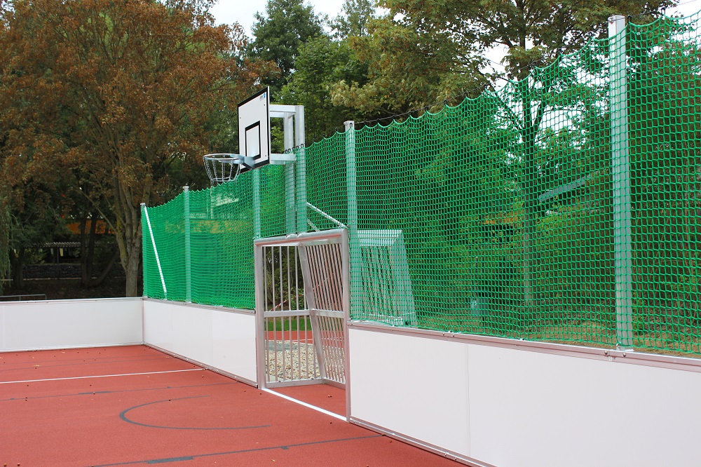 recreational goal with basketball post recreational goal with basketball post