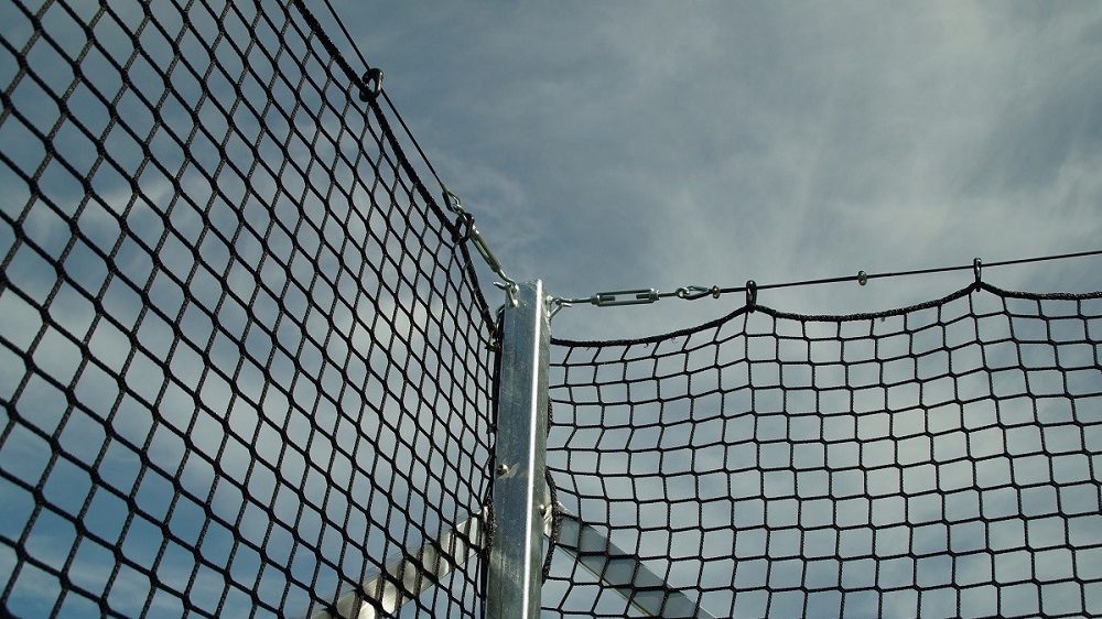 Ballfanganlage für Kleinspielfelder aus Stahl