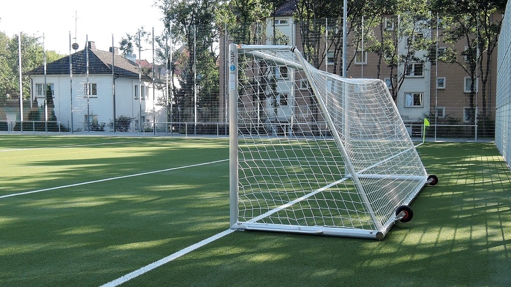 Mobile goals for football training