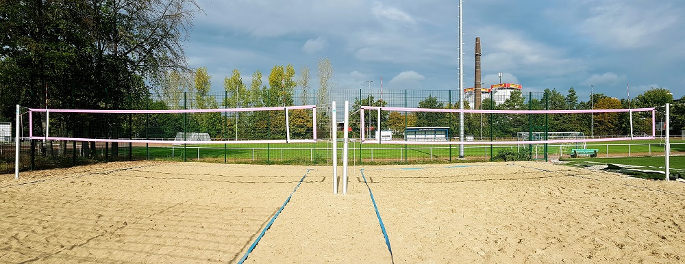 Beachvolleyballanlage auf Sportanlage