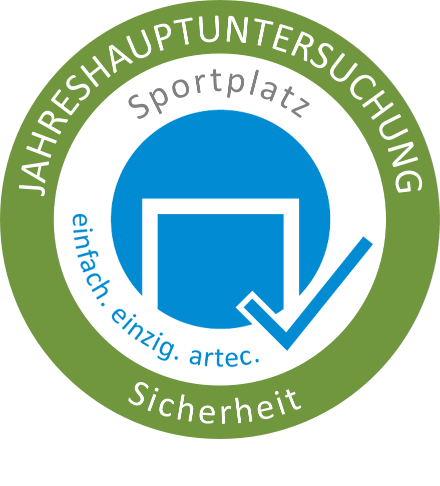 Zertifizierte Sportplatzprüfung durch artec Sportgeräte