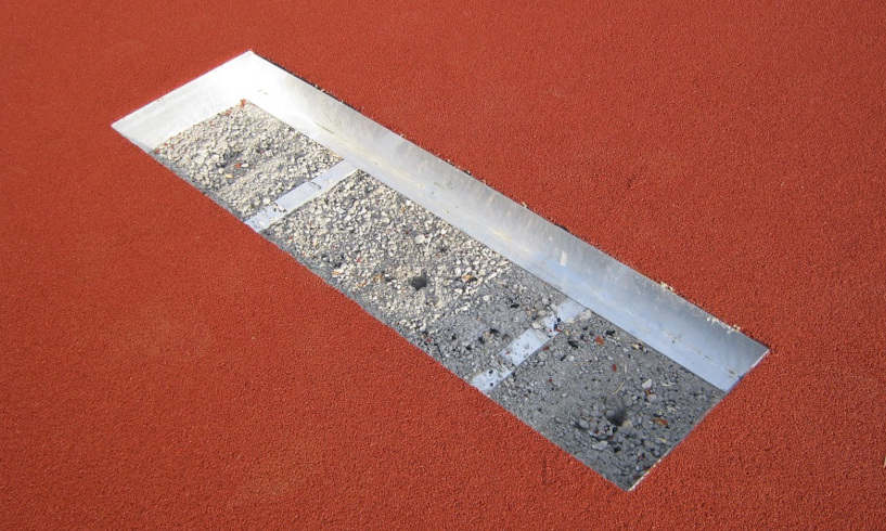Einbauwanne für Absprungbalken Einbauwanne für Absprungbalken