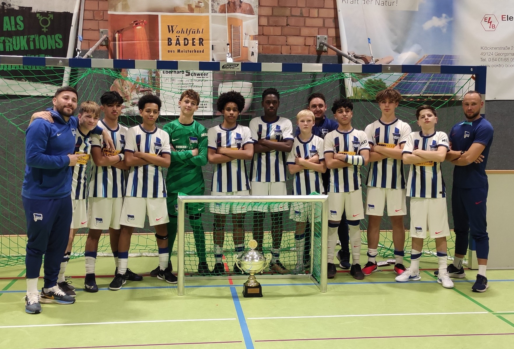 Hertha BSC Berlin gewinnt den 39. artec Weihnachtscup 2023