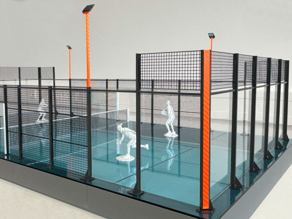 Padel-Court von artec Sportgeräte - 100% Made in Germany