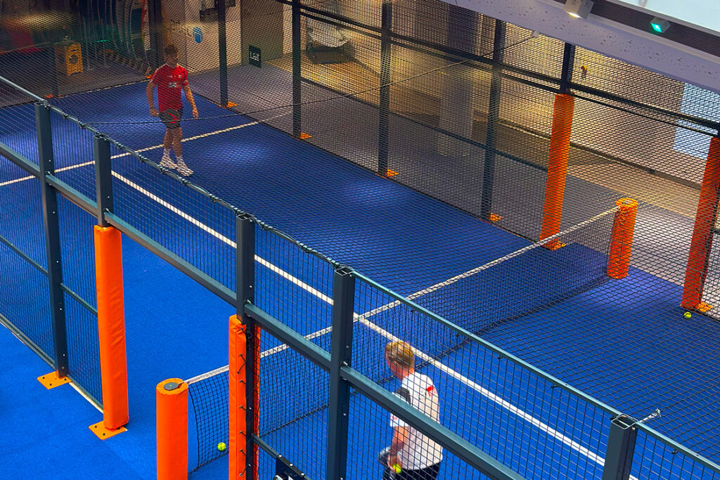 Timo Schultz und Niklas Sauter beim Padel in Osnabrück