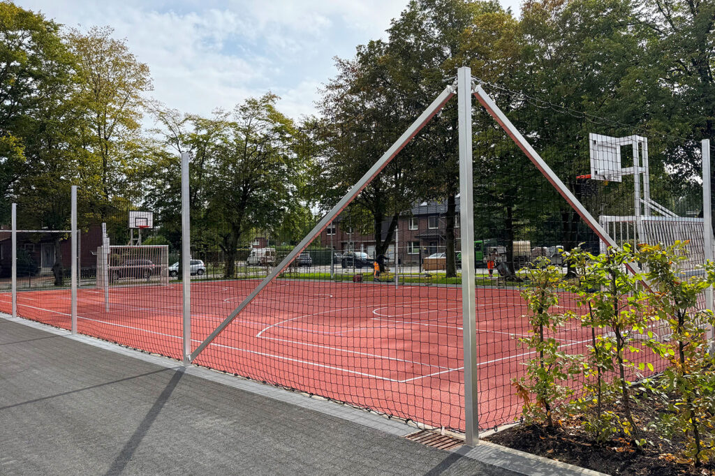 Sportgeräte von artec für die Rosa-Parks Gesamtschule in Neubeckum