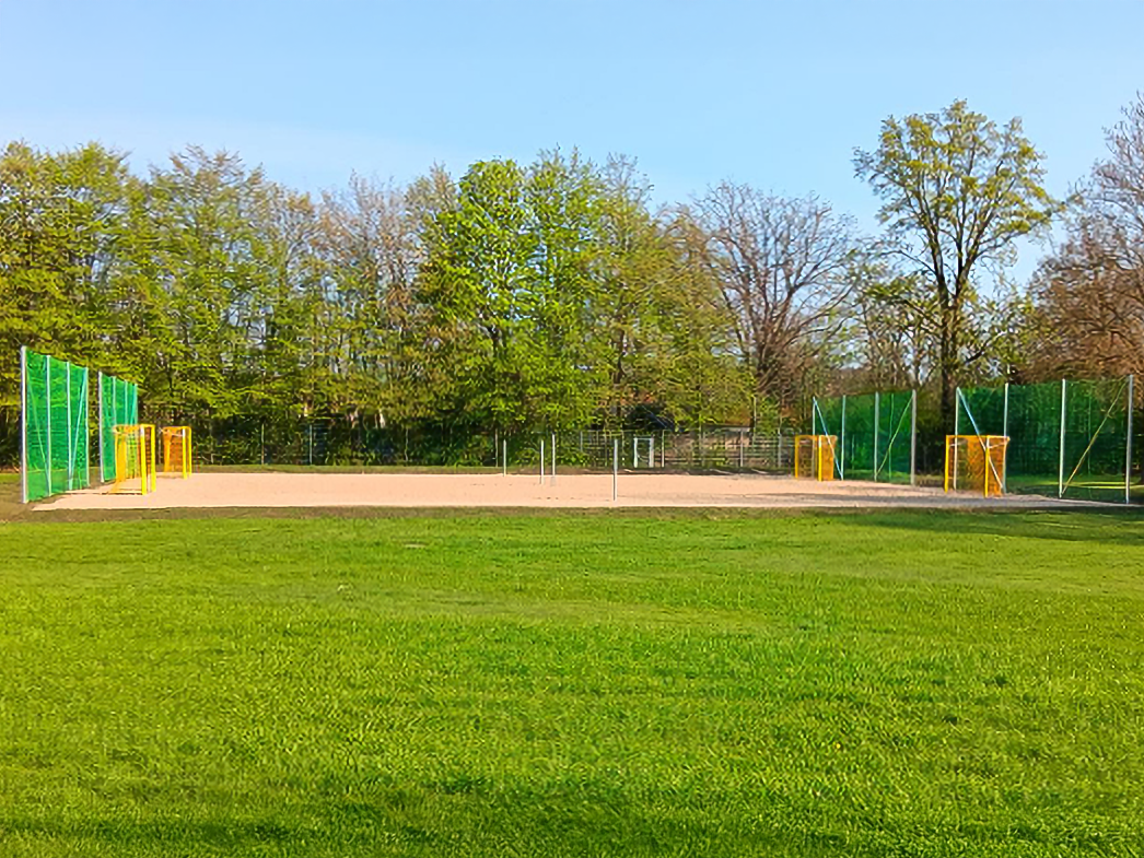 Beachhandballfelder im Schloßparkbad Bremen