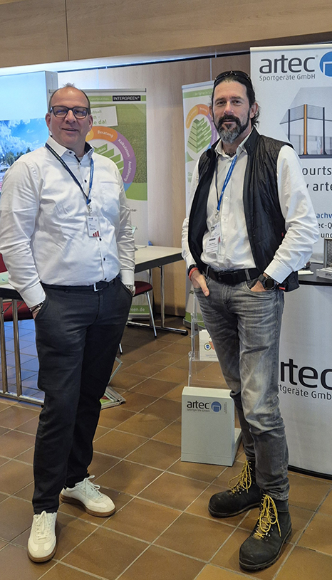INTERGREEN Sportstättenbau arbeitet mit artec Sportgeräte zusammen